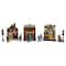LED Lighted Theater and Shops Christmas Village Display Set - 11-Piece